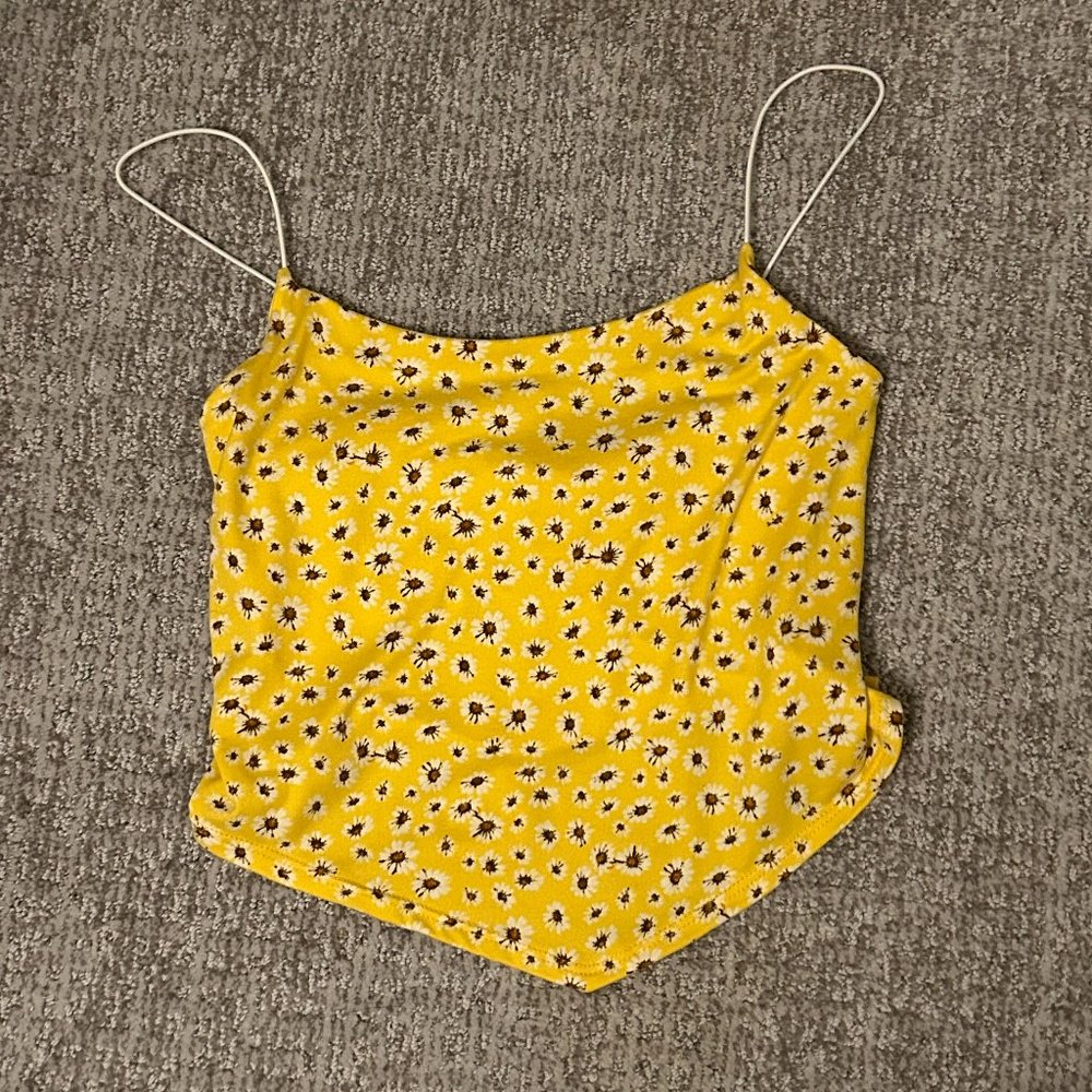 NEW WITH TAGS Gaze Yellow Women's Tank Size Small